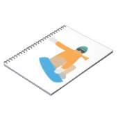 Snowboarder Notitieboek (Linkerzijde)