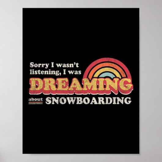 Snowboarder-ontwerp Poster (Voorkant)