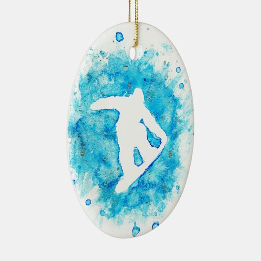 Snowboarder ornament (Rechts)
