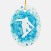 Snowboarder ornament (Voorkant)