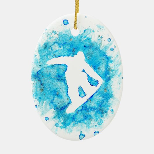 Snowboarder ornament (Voorkant)