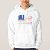 Snowboarder-Patriottische vlag Hoodie (Voorkant)