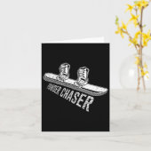 Snowboarder Poeder Chaser Grappig Snowboarden Kind Kaart (Gele Bloem)