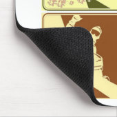 Snowboarder/Pop Art Muismat (Hoek)