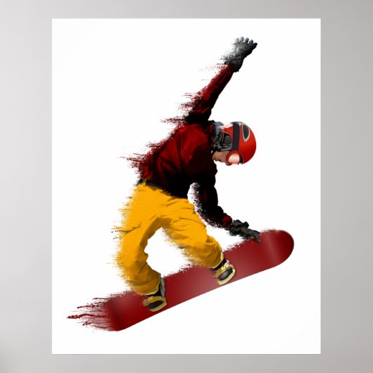 Snowboarder Poster (Voorkant)