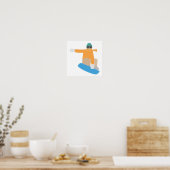Snowboarder Poster (Keuken)