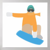 Snowboarder Poster (Voorkant)