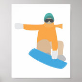 Snowboarder Poster (Voorkant)