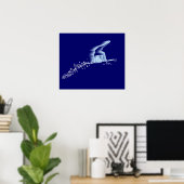 Snowboarder Poster (Thuiskantoor)