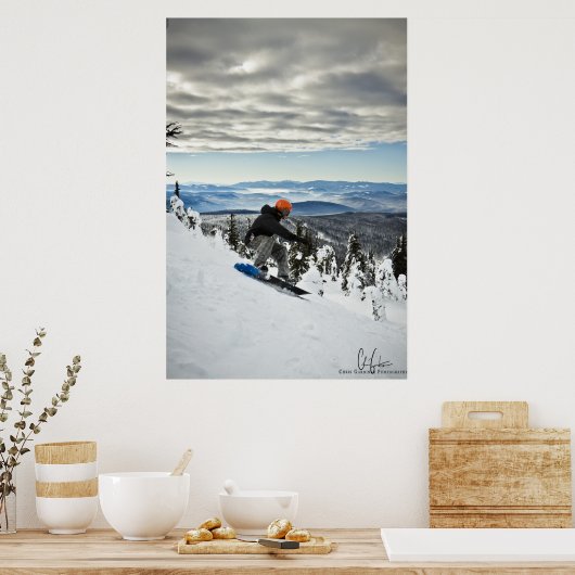 Snowboarder Poster (Keuken)