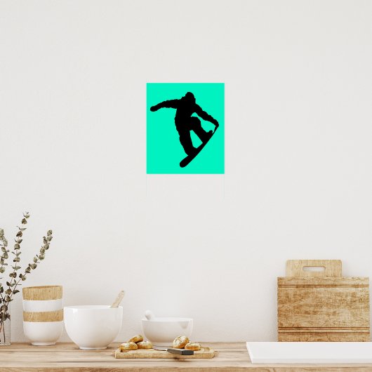 Snowboarder Poster (Keuken)