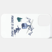 Snowboarder Power to People Ski Resort Case-Mate iPhone Case (Achterkant / Rechts)