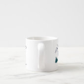 Snowboarder Power to People Ski Resort Espresso Kop (Achterkant)