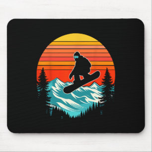 Snowboarder Retro Snowboard Extreme S Muismat