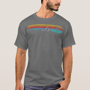 Snowboarder Retrostijl voor sneeuwboarder T-shirt