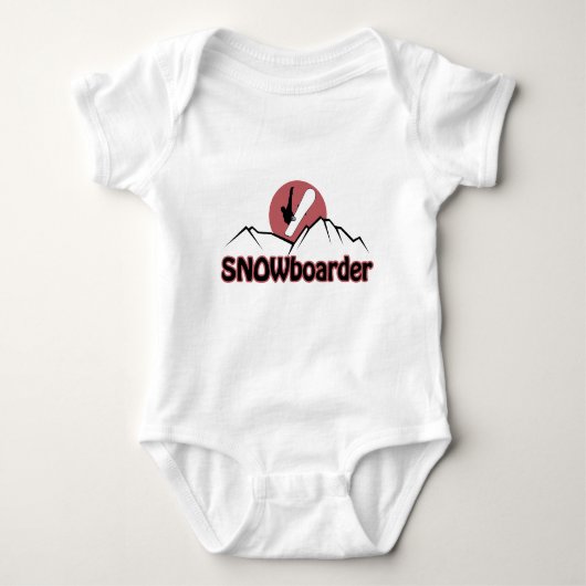 Snowboarder Romper (Voorkant)