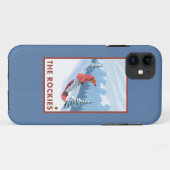 Snowboarder Scene - de Rockies Case-Mate iPhone Case (Achterkant (horizontaal))