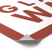 Snowboarder Scene - Glacier Peak, Washington Poster (Hoek)