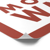 Snowboarder Scene - Mount Adams, Washington Poster (Hoek)