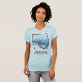Snowboarder Scene - Mount Baker, Washington T-shirt (Voorkant volledig)