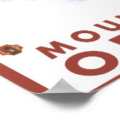 Snowboarder Scene - Mount Hood, Oregon Poster (Hoek)