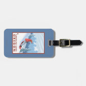 Snowboarder Scene - Timberline Lodge, Oregon Bagagelabel (Voorkant horizontaal)