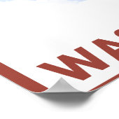 Snowboarder Scene - Washington Poster (Hoek)