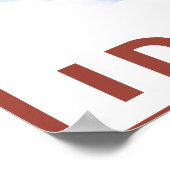 Snowboarder SceneIdahoVintage Travel Poster (Hoek)