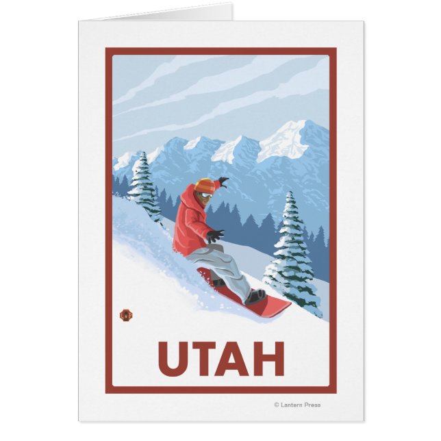 Snowboarder SceneUtah (Voorkant)