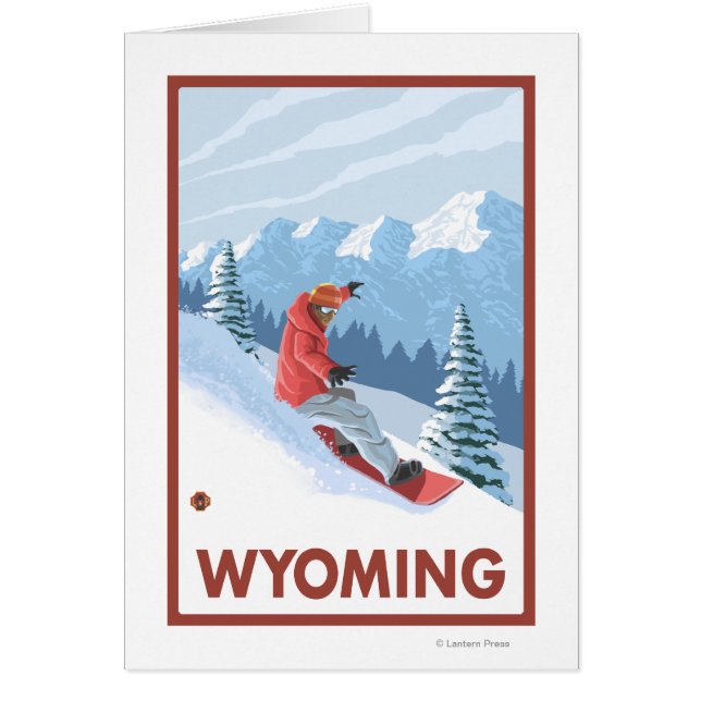 Snowboarder SceneWyoming (Voorkant)