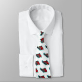 Snowboarder shred necktie stropdas (Gebonden)