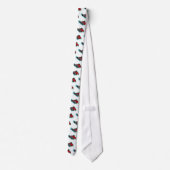 Snowboarder shred necktie stropdas (Achterkant)