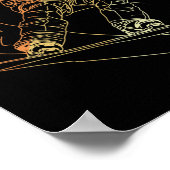 Snowboarder Sketch  Alpine Snowboarden Poster (Hoek)