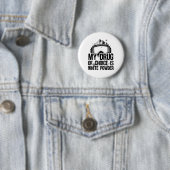 Snowboarder Skiers | Sneeuwwitjes Ronde Button 5,7 Cm (In situ)