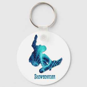 Snowboarder Sleutelhanger