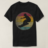 Snowboarder Snow Board Retro Ski Snowboard Mountai T-shirt (Design voorkant)