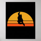 Snowboarder Snow Winter Sunset R Poster (Voorkant)