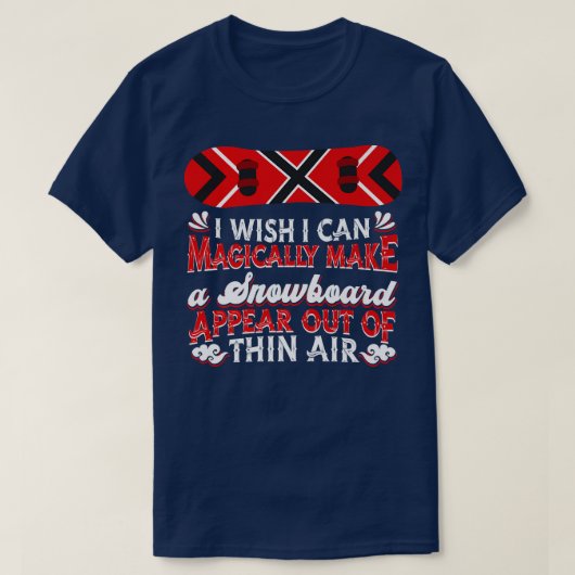 Snowboarder Snowboard Snowboarder T-shirt (Design voorkant)