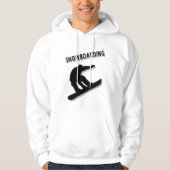 Snowboarder Snowboard Winter Sport Hoodie (Voorkant)
