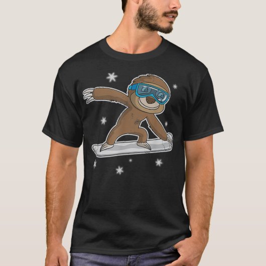 Snowboarder Snowboard Winter SpS T-shirt (Voorkant)