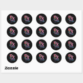 Snowboarder snowboarden Slopestyle Ronde Sticker (Vel)