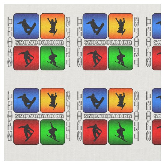 Snowboarder Snowboarder Stof (Close Up)