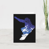 Snowboarder Snowboarder Wintersport S Kaart (Voorkant)