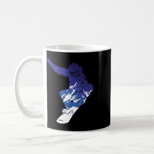 Snowboarder Snowboarder Wintersport S Koffiemok (Links)