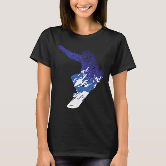 Snowboarder Snowboarder Wintersport S T-shirt (Voorkant)