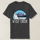 Snowboarder Snowboarding Oregon Wolf Creek Skier S T-shirt (Design voorkant)