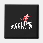 Snowboarder Snowboarding Snowboard Magneet (Voorkant)