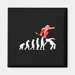 Snowboarder Snowboarding Snowboard Magneet