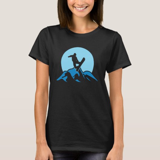 Snowboarder  Snowboarding  Snowboard Women Men T-shirt (Voorkant)