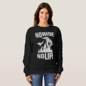 Snowboarder Sprüche Lustig No Ride No Life Snowbo Trui (Voorkant volledig)